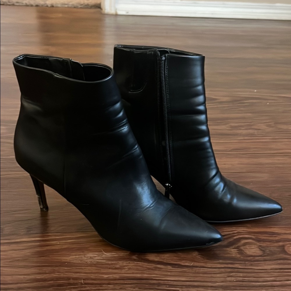 Steven By Steve Madden Black Heeled Boots with Stiletto Heel